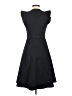 Halston Heritage 100% Polyester Solid Black Cocktail Dress Size 2 - photo 2