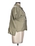 Tahari 100% Linen Green Short Sleeve Blouse Size L - photo 4