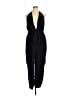 Serengeti 100% Polyester Solid Black Jumpsuit Size 1X - photo 1