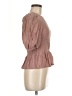 Express Brown Short Sleeve Top Size M - photo 4