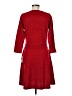 AB Studio 100% Acrylic Red Casual Dress Size M - photo 2