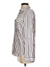 Express Stripes Ivory Long Sleeve Button-Down Shirt Size S - photo 5