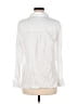Mi ami 100% Lyocell Ivory Long Sleeve Blouse Size M - photo 2
