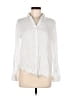 Mi ami 100% Lyocell Ivory Long Sleeve Blouse Size M - photo 1