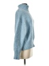 Zara Solid Blue Turtleneck Sweater Size M - photo 4