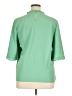 Unbranded 100% Polyester Green 3/4 Sleeve Blouse Size 0X - photo 2