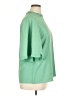 Unbranded 100% Polyester Green 3/4 Sleeve Blouse Size 0X - photo 4