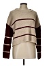 Mi ami 100% Polyester Color Block Burgundy Pullover Sweater Size L - photo 1
