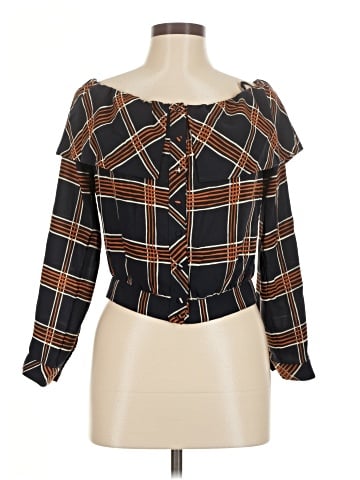JOA Long Sleeve Blouse (view 1)