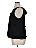 rsvp by TALBOTS 100% Polyester Black Sleeveless Blouse Size XL - photo 5