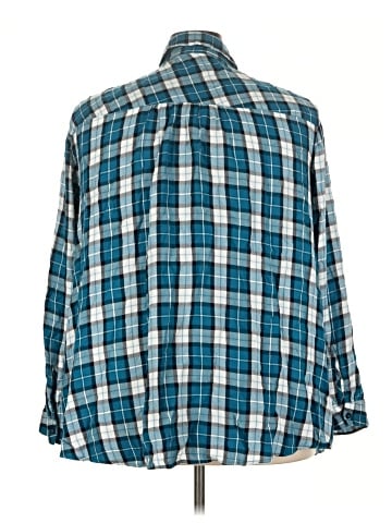 Lane Bryant Long Sleeve Button-Down Shirt (view 2)