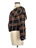 JOA 100% Polyester Brown Long Sleeve Blouse Size M - photo 5