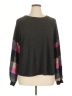 E. Luna Plaid Gray Pullover Sweater Size 1X - photo 1