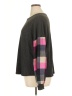 E. Luna Plaid Gray Pullover Sweater Size 1X - photo 5