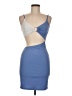 Shein Color Block Blue Cocktail Dress Size 6 - photo 1