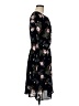 Just Fab 100% Polyester Floral Black Casual Dress Size M - photo 4