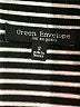 Green Envelope Stripes Black Casual Skirt Size S - photo 4