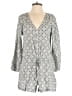 Gap 100% Rayon Paisley Gray Romper Size XS - photo 1