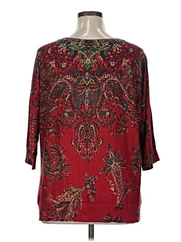 Chaps 3/4 Sleeve Blouse (view 2)
