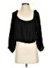 BaeVely Black 3/4 Sleeve Blouse Size 4 - photo 1