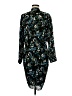 Veronica Beard 100% Silk Print Teal Casual Dress Size 6 - photo 2