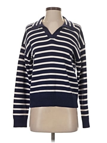 Flat White Pullover Sweater (view 1)
