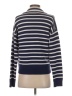 Flat White Stripes Blue Pullover Sweater Size S - photo 2