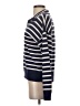 Flat White Stripes Blue Pullover Sweater Size S - photo 5