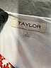 Taylor 100% Polyester Print Blue Casual Dress Size L - photo 7