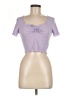Shein Purple Short Sleeve Top Size M - photo 1
