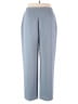 Worthington 100% Polyester Solid Blue Gray Dress Pants Size 18 - photo 2