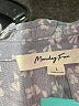Monday Fun 100% Rayon Blue 3/4 Sleeve Blouse Size L - photo 7
