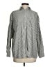 Audrey 3+1 100% Cotton Stripes Silver Long Sleeve Blouse Size Sm - Med - photo 1