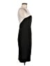 Zara Basic Color Block Black Cocktail Dress Size M - photo 4