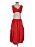 Daily Practice By Anthropologie Red Cocktail Dress Size S - photo 2