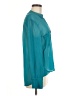 BCBGMAXAZRIA Teal Long Sleeve Blouse Size M - photo 4