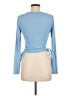 Zara Blue Long Sleeve Top Size M - photo 2