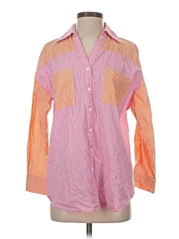 Rahi 3/4 Sleeve Button-Down Shirt (view 1)