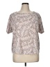 Flora Nikrooz Animal Print Silver Short Sleeve T-Shirt Size XL - photo 1