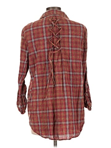 Scully 3/4 Sleeve Button-Down Shirt (view 2)