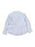 Zara Stripes Blue Long Sleeve Button-Down Shirt Size 4 - photo 2