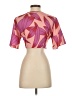 Shein 100% Polyester Pink Short Sleeve T-Shirt Size 4 - photo 2