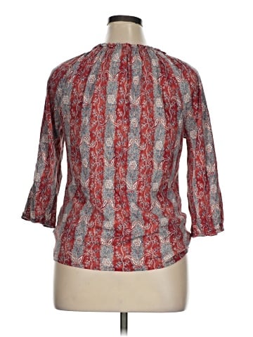Chaps 3/4 Sleeve Blouse (view 2)
