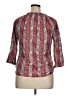 Chaps 100% Cotton Red 3/4 Sleeve Blouse Size XL - photo 2