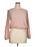 Hippie Rose Pink Long Sleeve Top Size XL - photo 1