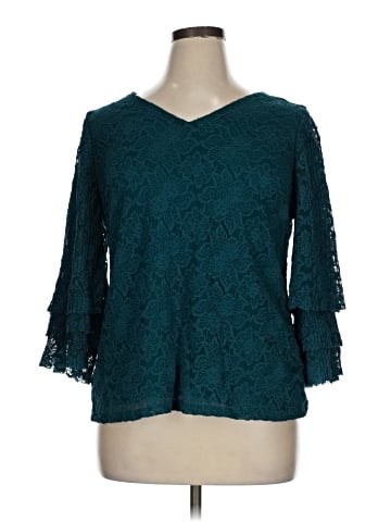 Charter Club 3/4 Sleeve Blouse (view 1)