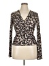 Unbranded Animal Print Brown Cardigan Size XL - photo 1