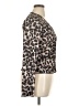 Unbranded Animal Print Brown Cardigan Size XL - photo 4