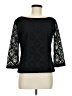 Cooper & Ella 100% Polyester Black 3/4 Sleeve Top Size M - photo 1