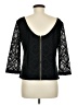 Cooper & Ella 100% Polyester Black 3/4 Sleeve Top Size M - photo 2